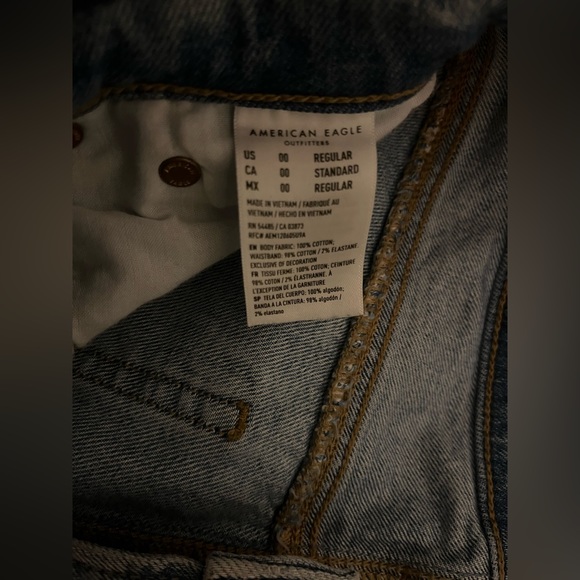 90s bootcut American Eagle jeans size 00 - Picture 2 of 4